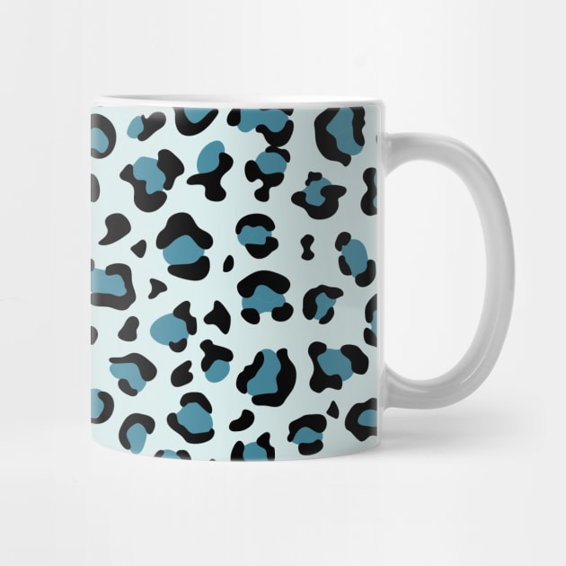 Leopard Print, Leopard Spots, Blue Leopard by Jelena Dunčević